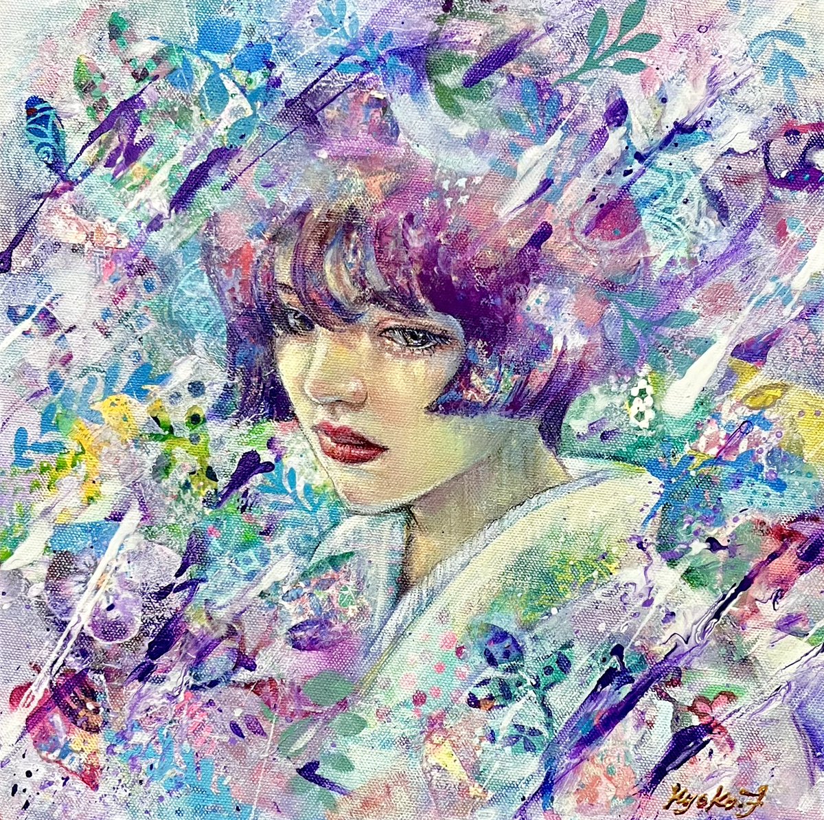 本日、個展3日目です！
連日たくさんの方々にお越しいただき　感謝、感謝です~🥹
自分の大切な時間を使って
足を運んでいただけることは
本当にありがたいことです。
観てくれた人に、少しでも　何か残せたらいいなあ…