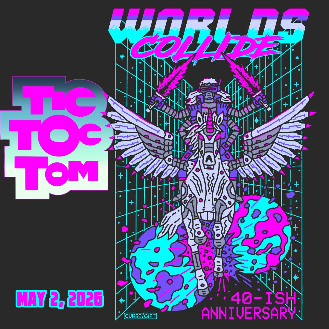 ree Comic Book Day.  May 2, 2026.

World’s Collide
10 Simcoe St N, Oshawa, ON L1G 4R8

Be there.

@worldscollidecomics 

Our comics are a fun read. We have been creating comics for so many years and love it. 

#webcomics #webcomic #indiecomics #tictoctom  #ticktocktom