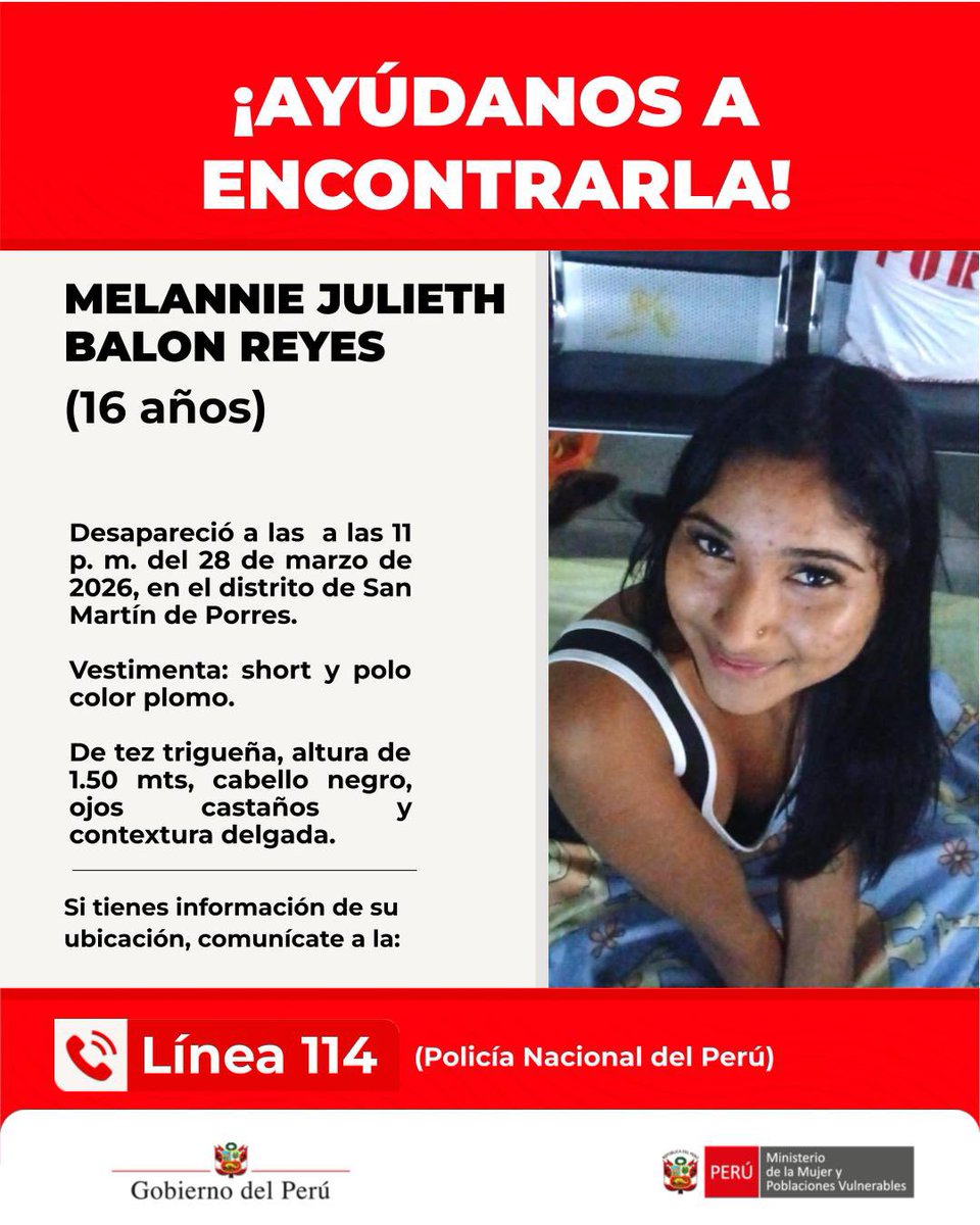 Ministerio de la Mujer y Poblaciones Vulnerables tweet media