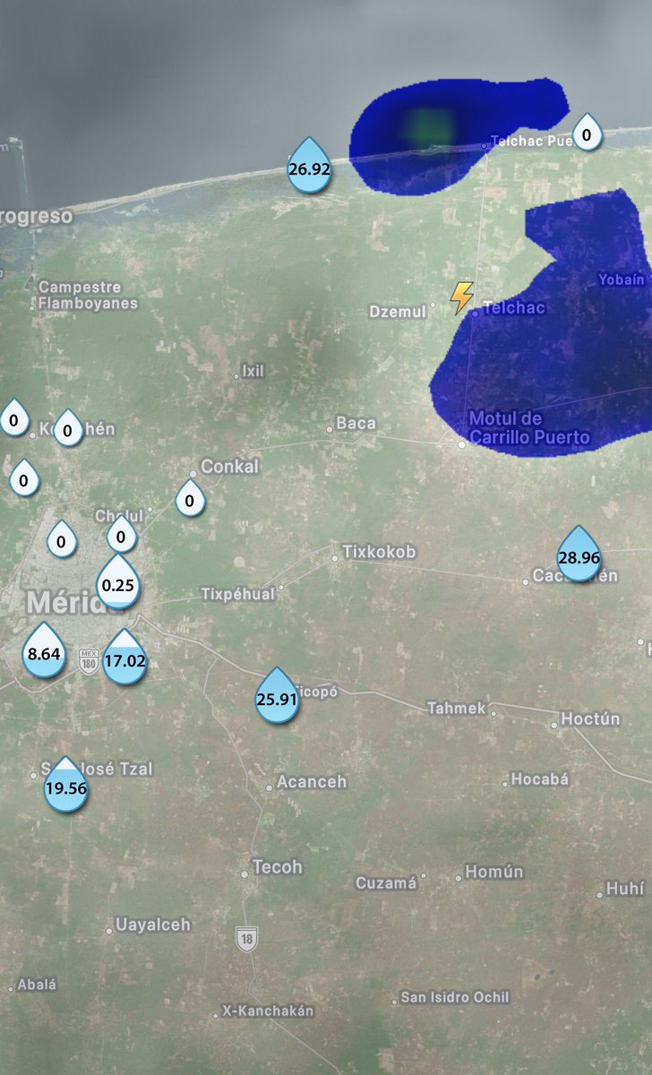 Meteorología Yucatán tweet media
