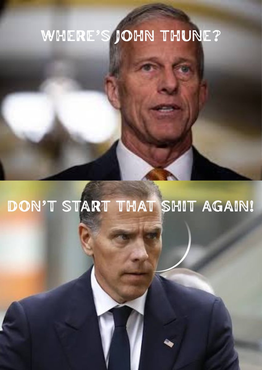 CryptXReturns's tweet image. Where's John Thune?

#WheresHunter #DHS #TSA #SaveAmerica #SaveAct #PassTheSaveActNOW #DirtyDems #CorruptCongress #TheSwamp #WheresThune