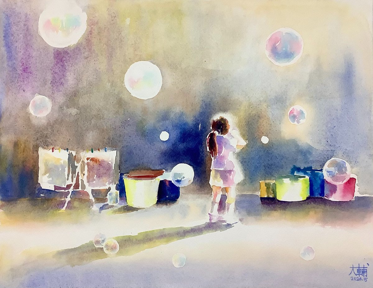 DiDi（土井大輔）watercolor tweet media