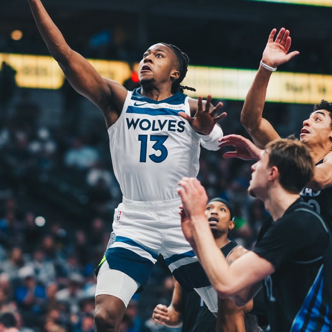 TWolvesLead's tweet photo. AYO DOSUNMU TONIGHT 

▪️ 18 POINTS
▪️ 8/13
▪️ 15 REBOUNDS
▪️ 12 ASSISTS
▪️ 3 STEALS 
▪️ +30 https://t.co/MqG8xLYo6g