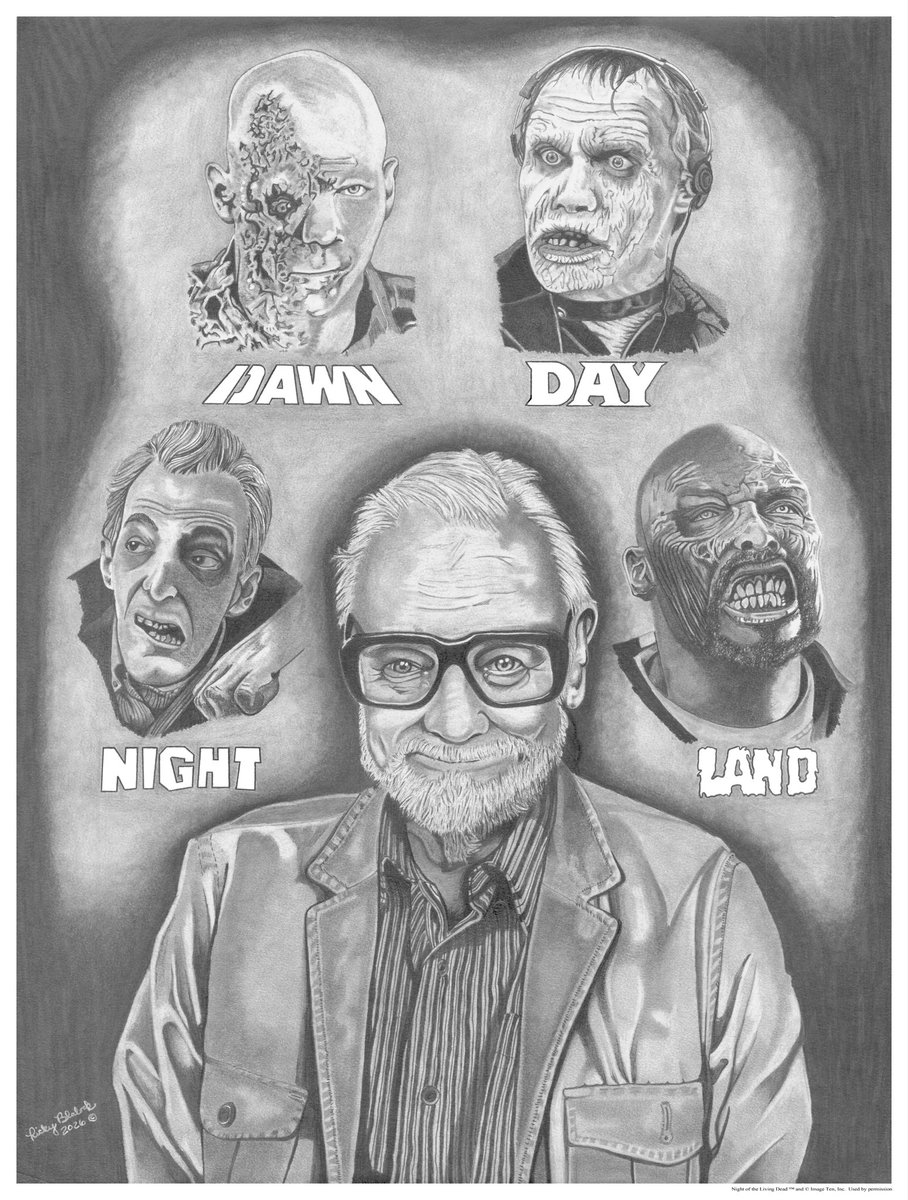 RickyRblaloc1's tweet image. Here’s another new George A. Romero #nightofthelivingdead #dawnoftgedead #dayofthedead #landofthedead #georgearomero #thelivingdeadweekend