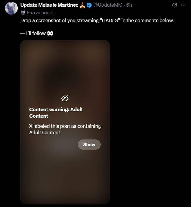 Update Melanie Martinez ⛪ tweet media