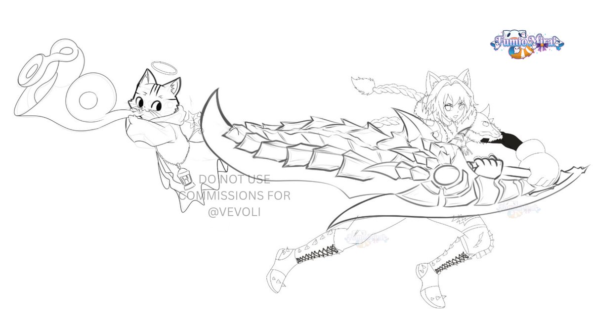 fumiomirai_'s tweet image. First Sketch vs FInal Sketch illustrations banner for @/vevoli84 🫨
Thank you so much for trusting me!! Stay tunned for the final result guyss!! hihih🫨🤍🫶😋

#WIP #VGencomms #Commissions #Opencomms