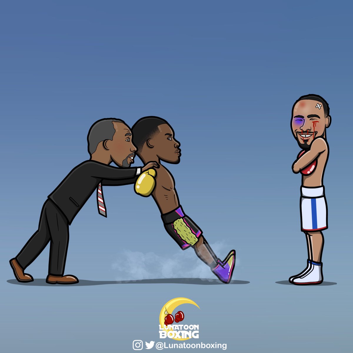 Lunatoon Boxing tweet media