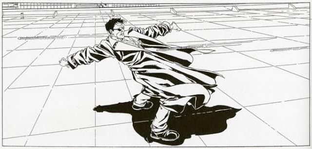 90sPiictures's tweet photo. The Matrix storyboard art by Steve Skroce (1998) https://t.co/Brh2aEAheF