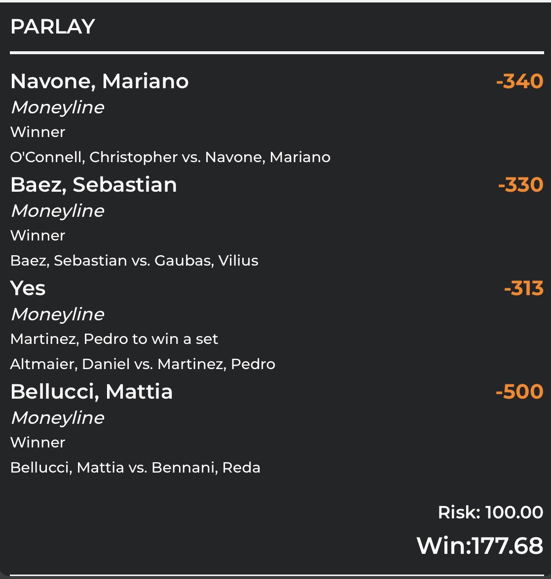 Tennis + Pick of the Day tweet media