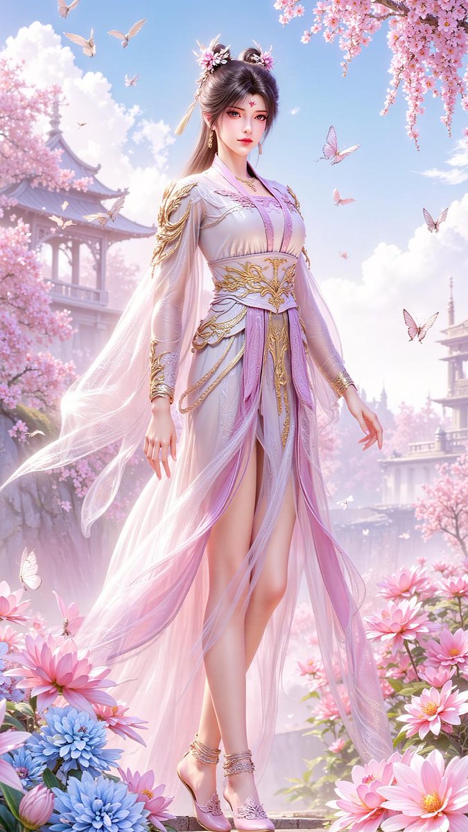 Nainiutang's tweet photo. 像糖果一样，甜而不腻 #AI绘画 #国漫女神 https://t.co/wr73xe73wr