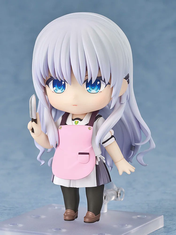 yukikazeouka's tweet photo. しろはのねんどろいどの予約（9月発売予定）が始まったみたいです。表情も豊かでスイカバーや包丁なども付属していて、可愛らしく飾れそうですね。ぜひ、表情豊かな蒼もねんどろいど化してほしいです。もしイナリや七影蝶も付属して発売されたらしろはと並べて飾りたいと思います。 https://t.co/oMbiIAElp7