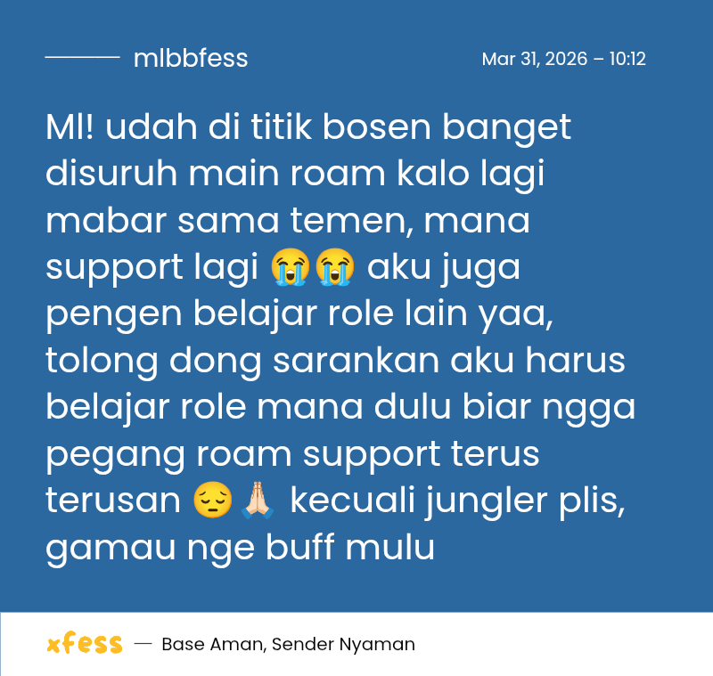 Mobile Legends Menfess tweet media