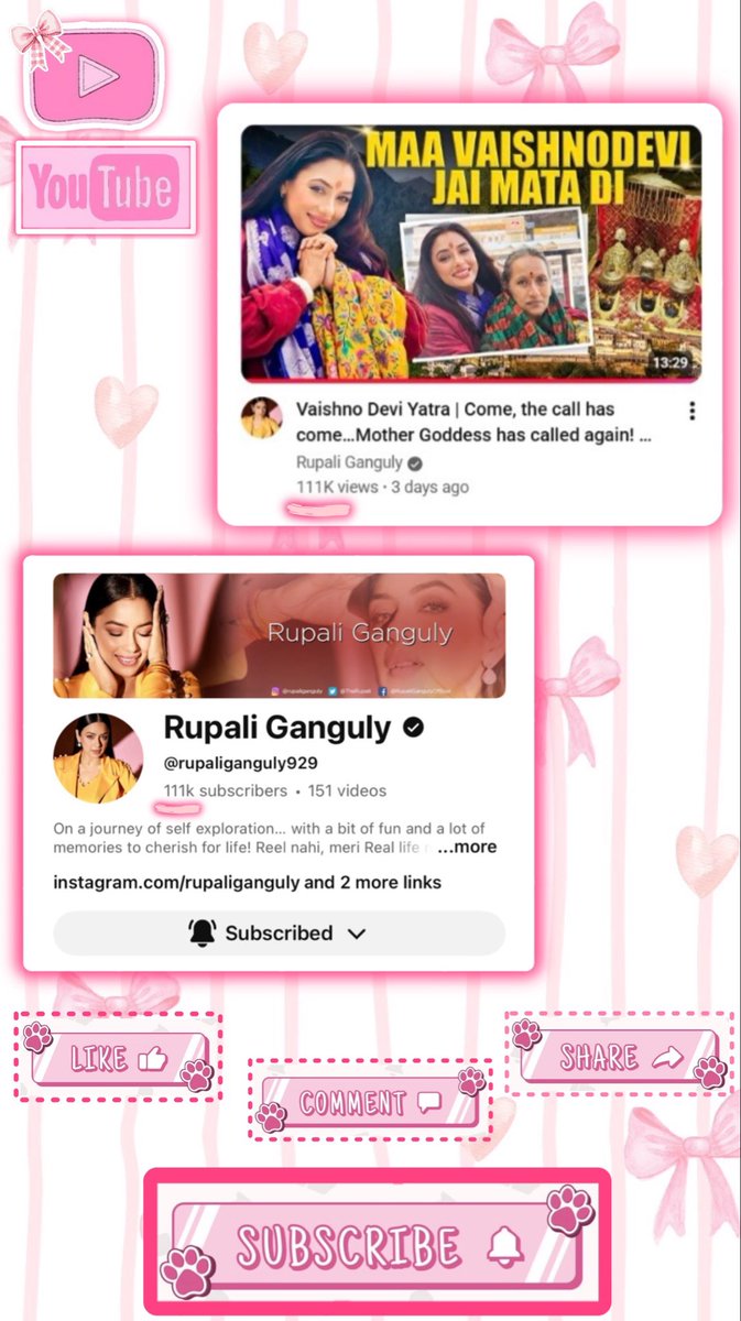 It's 111 k views and 111 k subscribers✨
The Alignment😍

Here's to the million and beyond🙌

[#RupaliGanguly #Anupamaa]
