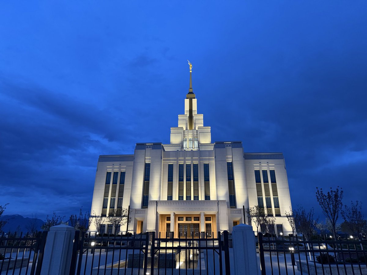 sethpod's tweet photo. "Yea, and my presence shall be there, for I will come into it, and all the pure in heart that shall come into it shall see God."
—Doctrine &amp; Covenants 97:16 https://t.co/gWPoWGMtQb