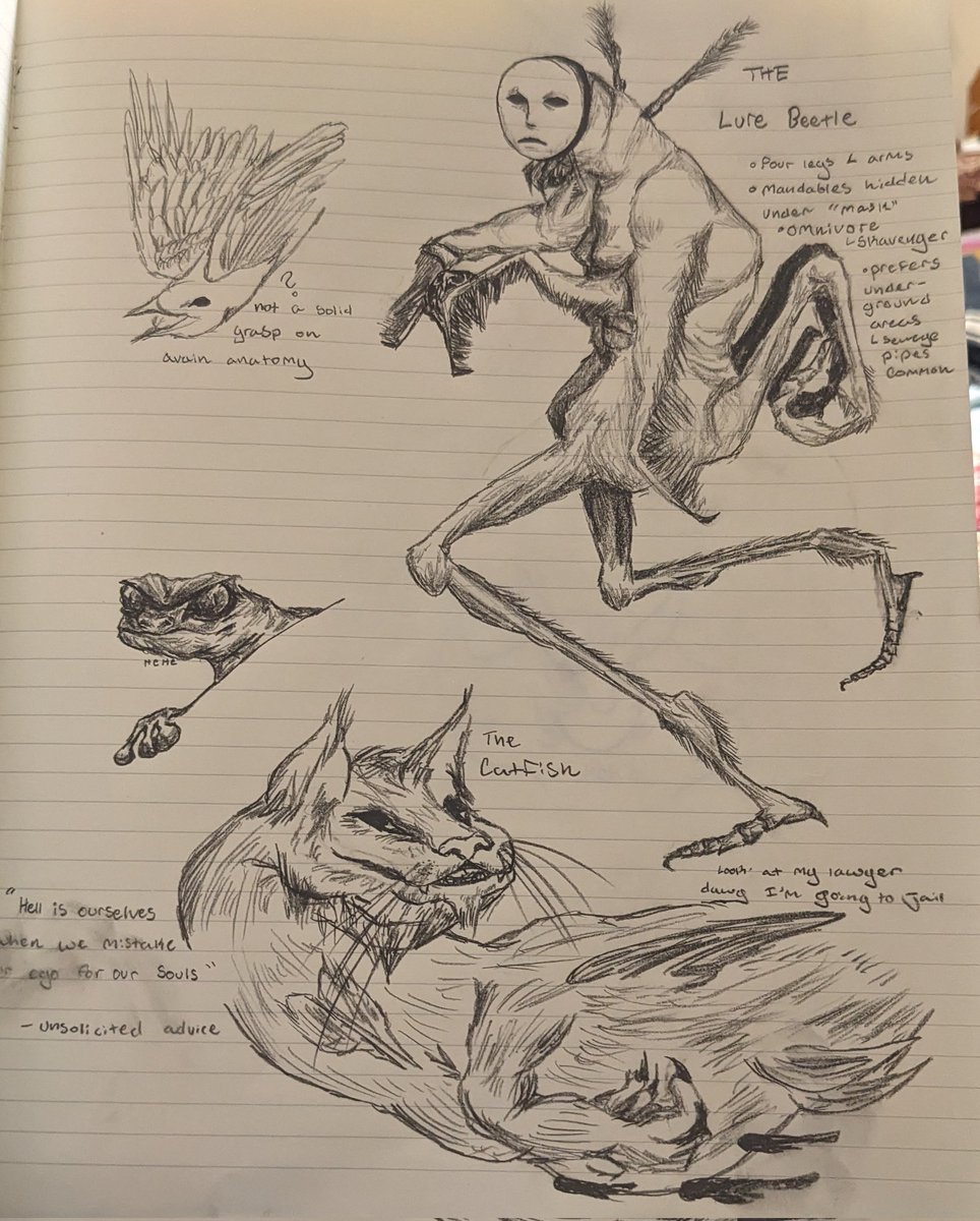 FREAKYFELLAAAAA's tweet photo. Recent sketches https://t.co/2MKHmLMTl5