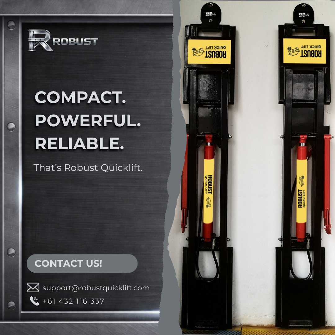 robustgarage's tweet image. Compact where it matters.
Power where it counts.

Visit our website: robustgaragesolutions.com

#RobustGarageSolutions #RobustQuickLift #CompactDesign #GarageUpgrade #HomeGarage #CarLift #HydraulicLift #GarageTools #DIYAuto #RealGarageSolutions