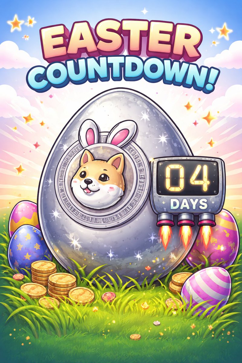 silver76698's tweet photo. The egg is loading… 🥚
The memes are coming…
The rocket is fueling… 🚀
$SILVEREGG countdown to Easter begins. https://t.co/TzlFTEALnE