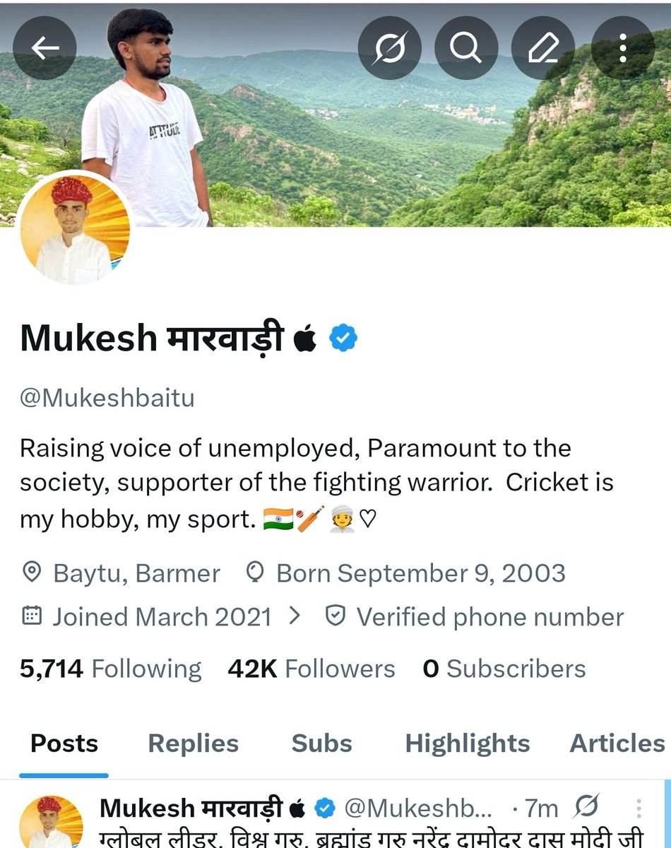 Mukesh मारवाड़ी tweet media