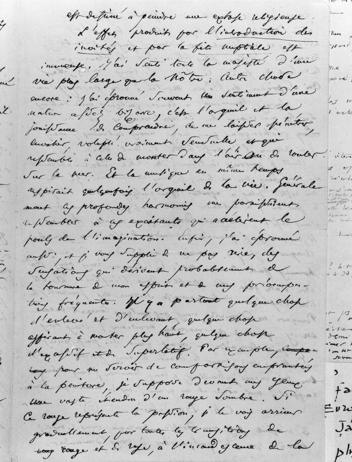SonogramaMGZN's tweet photo. Carta de Baudelaire a Wagner.
A Richard Wagner. Divendres, 17 de febrer de 1860.
«Abans de res, us he de dir que us dec el goig musical més gran que he viscut mai.»
https://t.co/txAEMen92s https://t.co/OQtWfy65SQ