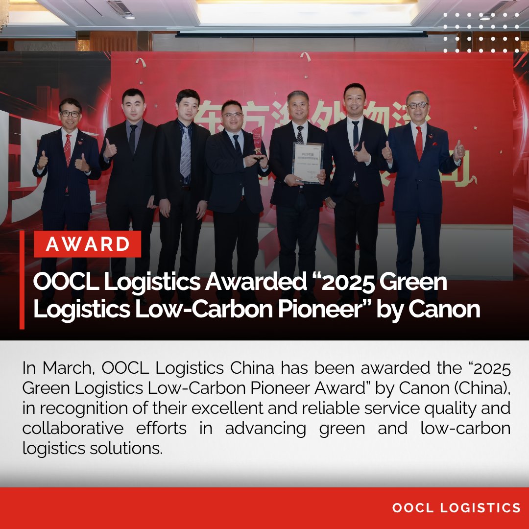 OOCLLogistics's tweet photo. 💡 OOCL Logistics Newsletter (Q1 2026 Issue) is now available!
👉🏽 Read more here: https://t.co/BGw38AeMsV https://t.co/66ue6ii1yj
