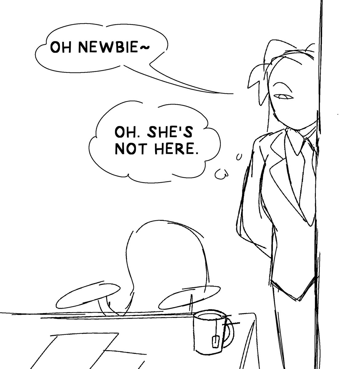 unamusedyams's tweet image. you get an a poorly drawn indirect kiss #anothercup