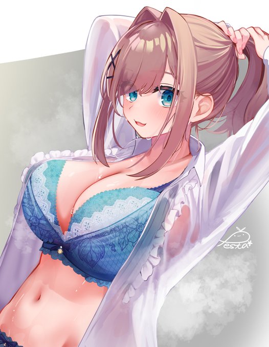 #今月描いた絵を晒そう
せっかくなので各差分から一部
爆乳差分やら各種限定品が今日までなのでDLまだの方や未加入の方はお早めに～ 