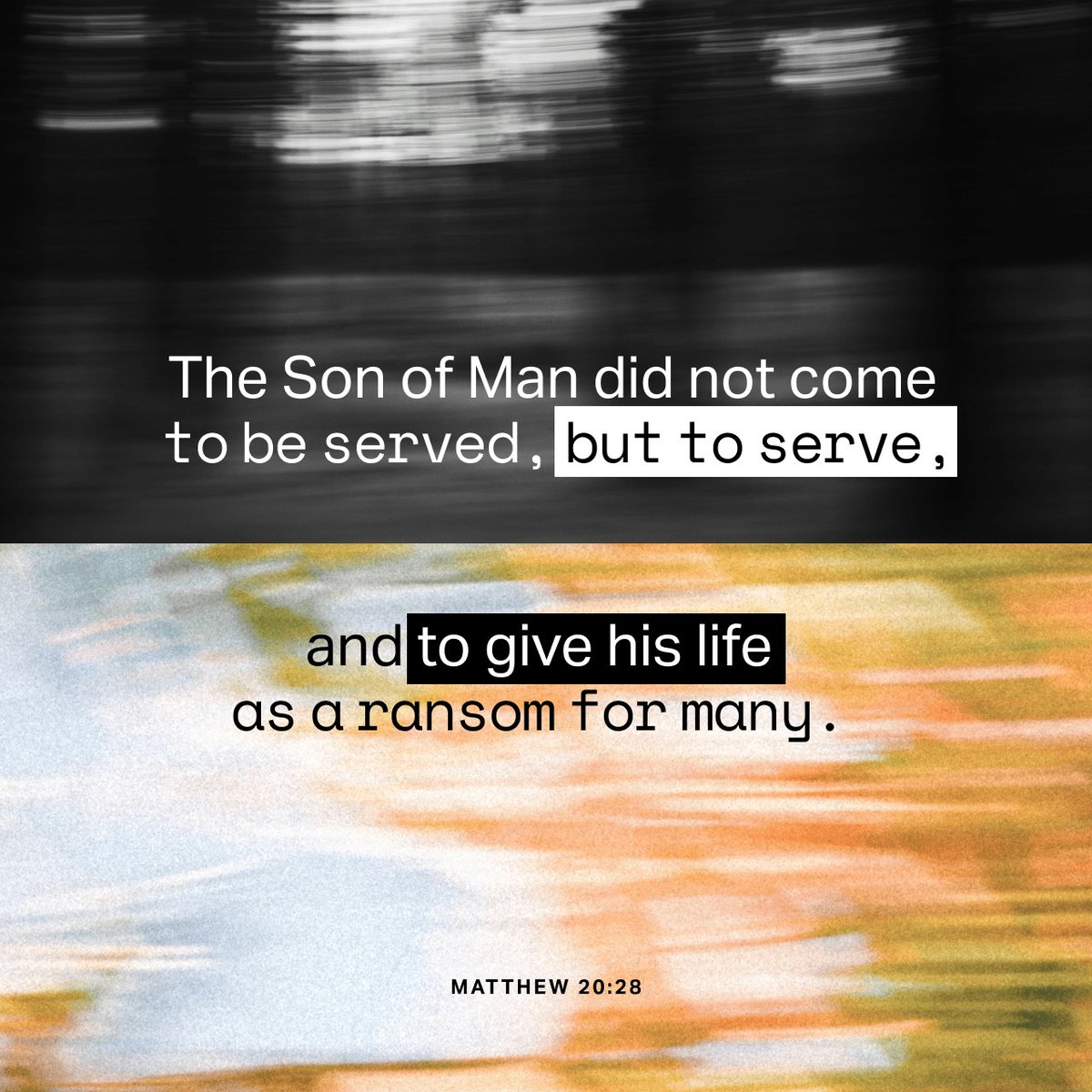 BCC_Mukono's tweet photo. Matthew 20:28 NKJV
[28] just as the Son of Man did not come to be served, but to serve, and to give His life a ransom for many.” https://t.co/YsQte9MPbY
