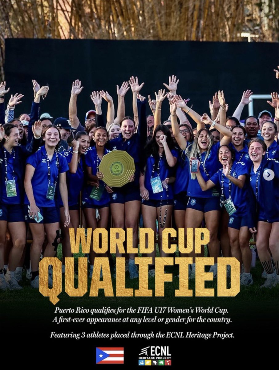 sandraoneill_09's tweet photo. I’m grateful to @ECNLgirls Heritage Project, @PDAGirlsSoccer &amp; @dfmsoccer for believing in me. This opportunity allowed me to proudly represent Puerto Rico and be part of its historic first qualification to the 2026 U‑17 World Cup.

@TopDrawerSoccer @PrepSoccer @FPFPuertoRico https://t.co/xd73TqnRy5