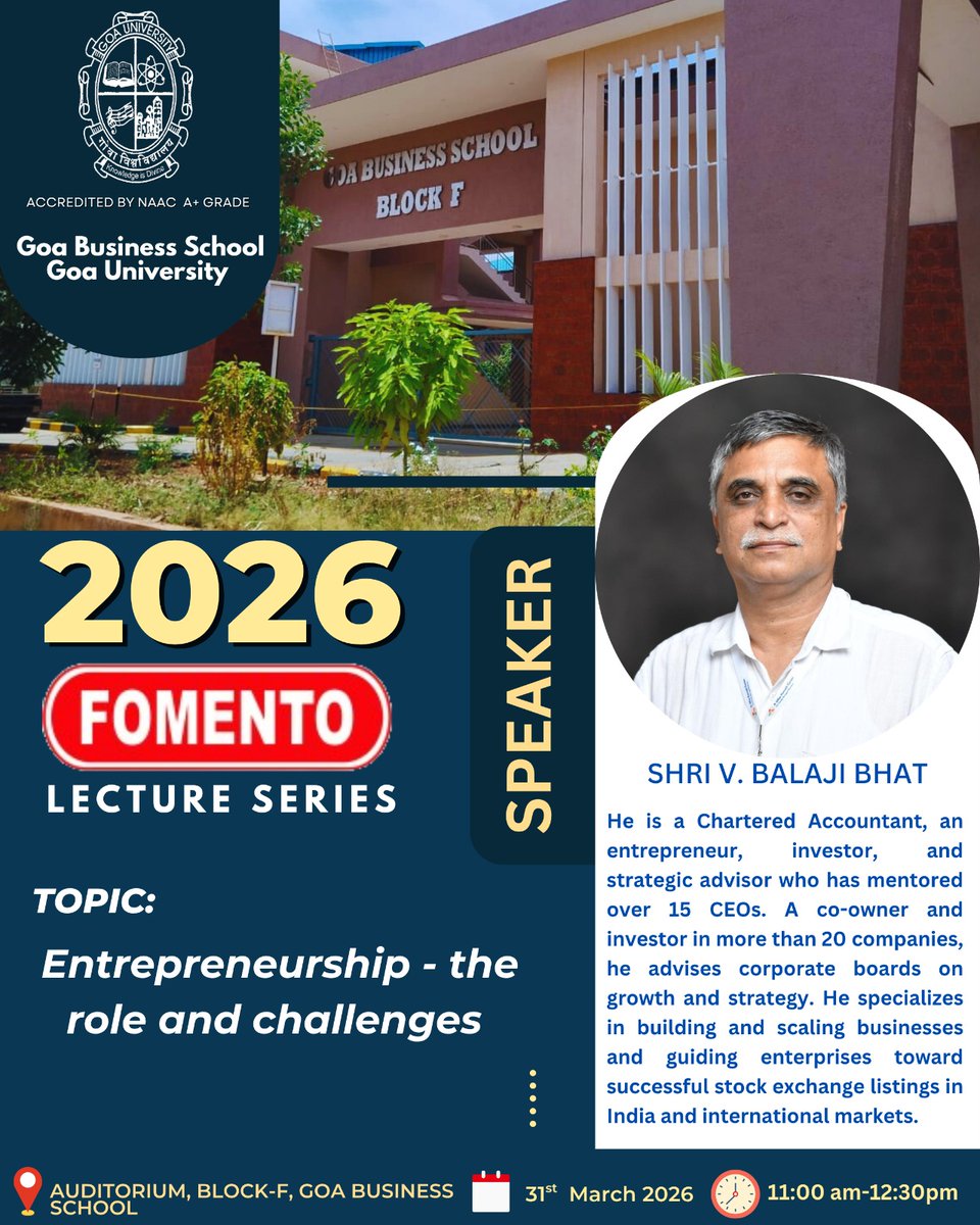 Goa University tweet media