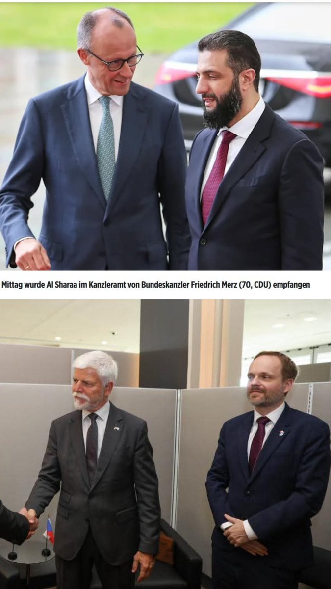 Kde jsou všichni ti Ludwigové, Pášmové, Štíty demokracie a ostatní morální majáci, ptám se?

Takto je vítán džihádista, vrah, terorista, bývalý člen Al-Kaidy Abu Mohammad al-Jolani v Berlíně, kde je ubytován v pětihvězdičkovém hotele Ritz-Carlton. 
Vrah, který má na svědomí