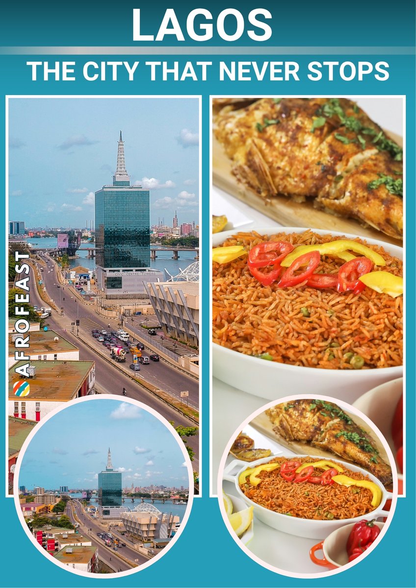 afrofeast's tweet image. Lagos. 23 million people. Africa's biggest city. A food scene that rivals anywhere in the world. If it's not on your bucket list — fix that. 🌍 

#Lagos #Nigeria #AfricaTravel