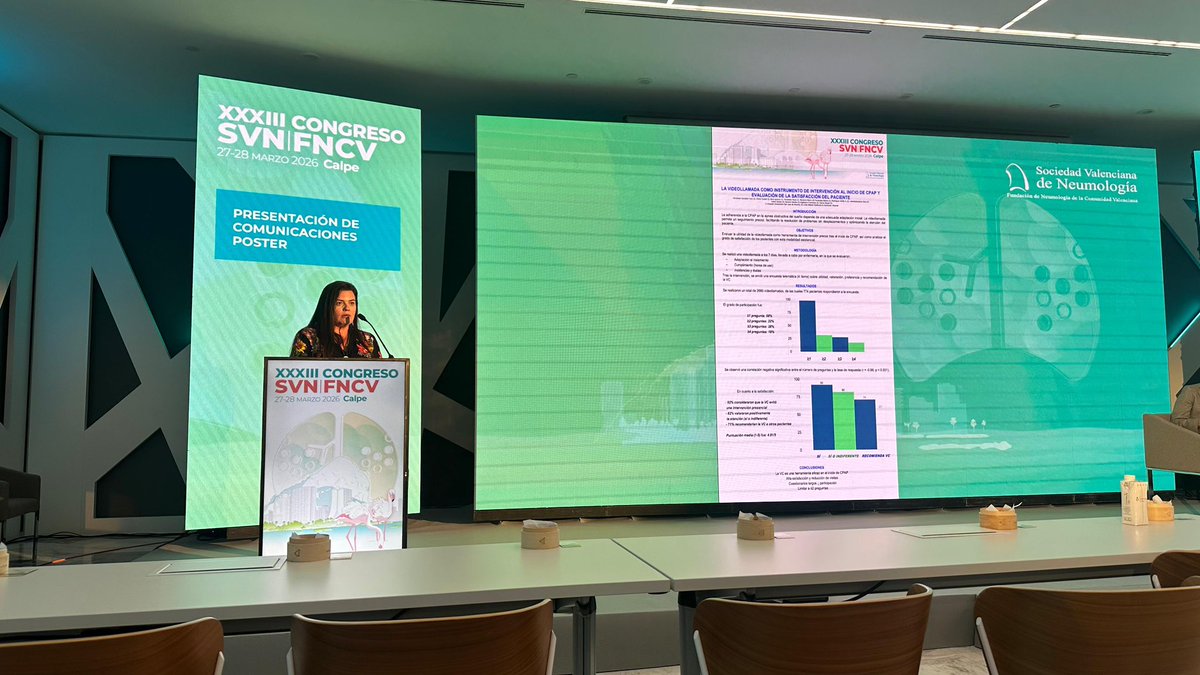 VioletaER's tweet photo. Volvimos muy contentos el pasado fin de semana del Congreso de la @svneumologia en Calpe, con varios reconocimientos para nuestro servicio @GVAsaludstjoan : premio al mejor póster médico, premio al mejor póster de enfermería y una beca de formación para nuestra R3 #Neumología https://t.co/WAryJF8lsf