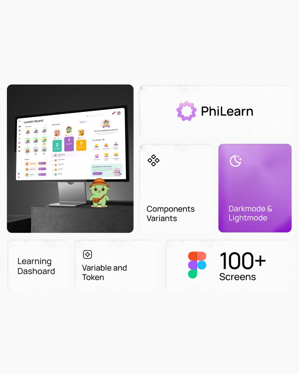 dpopstudio's tweet image. What if learning felt like a game? 🎮

PhiLearn — a gamified learning platform
that makes progress engaging and rewarding.

#UIUX #EdTech #Gamification #Learning #UXDesign #UIDesign #ProductDesign