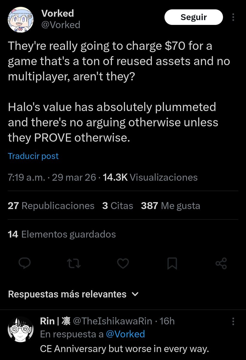 Is Halo 7 out yet? tweet media