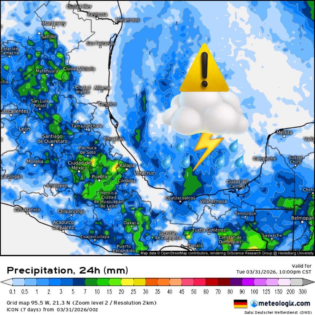 🍁🌧️Meteorología México🥶❄️ tweet media