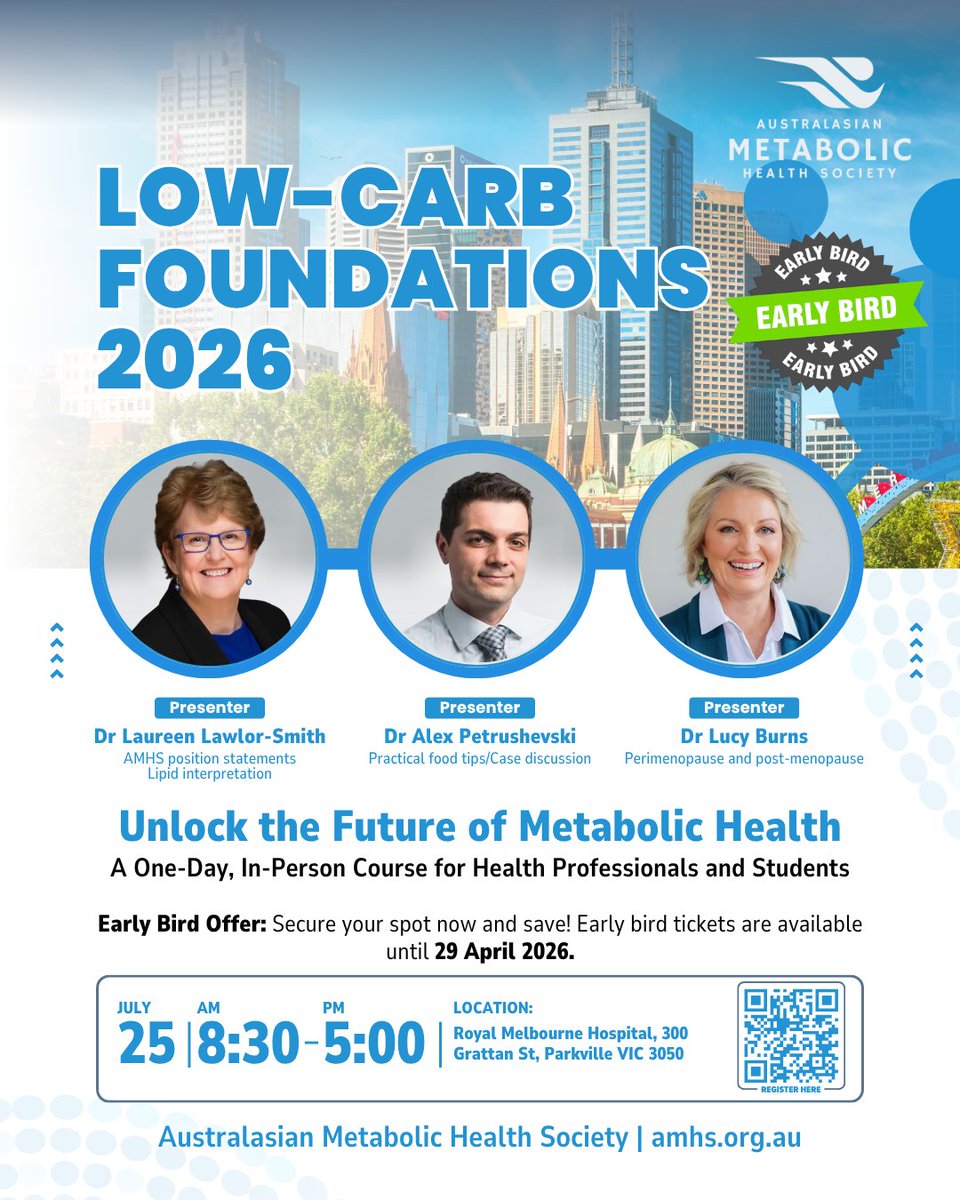 Australasian Metabolic Health Society tweet media