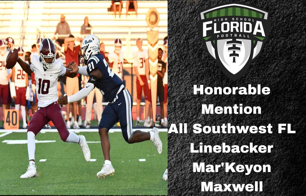 CoachPost70's tweet photo. Congratulations to the following athletes on their selection to the https://t.co/f7lKoLbFH7 All Southwest Florida Football Team.

Honorable Mention  DL  @underrated_jaja 
Honorable Mention LB @_keyon6 https://t.co/3rlkl37PyL