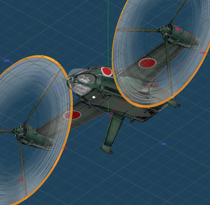 ちょっとテールシッター機を改造してみた。 名づけてテイルボディVTOL