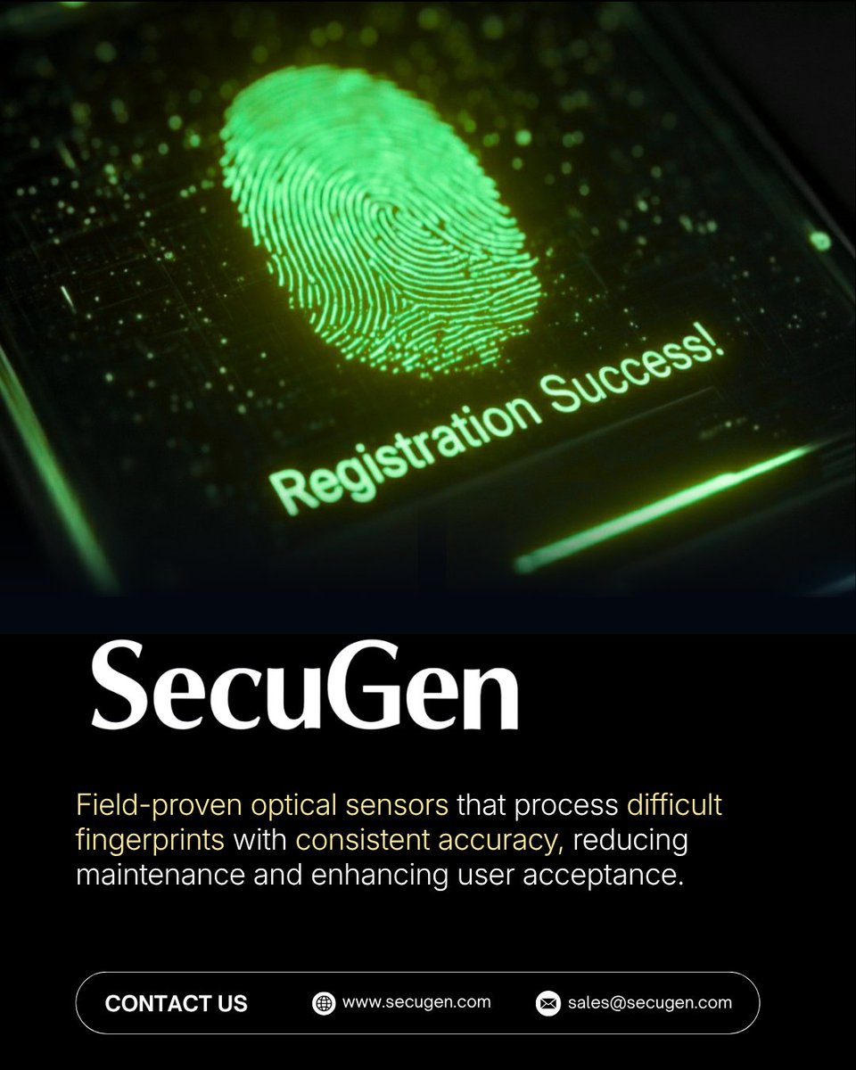 SecuGen Corporation tweet media