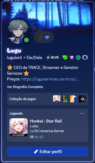 Lugu ✧ Serviços de Genshin e HSR ✧ tweet media