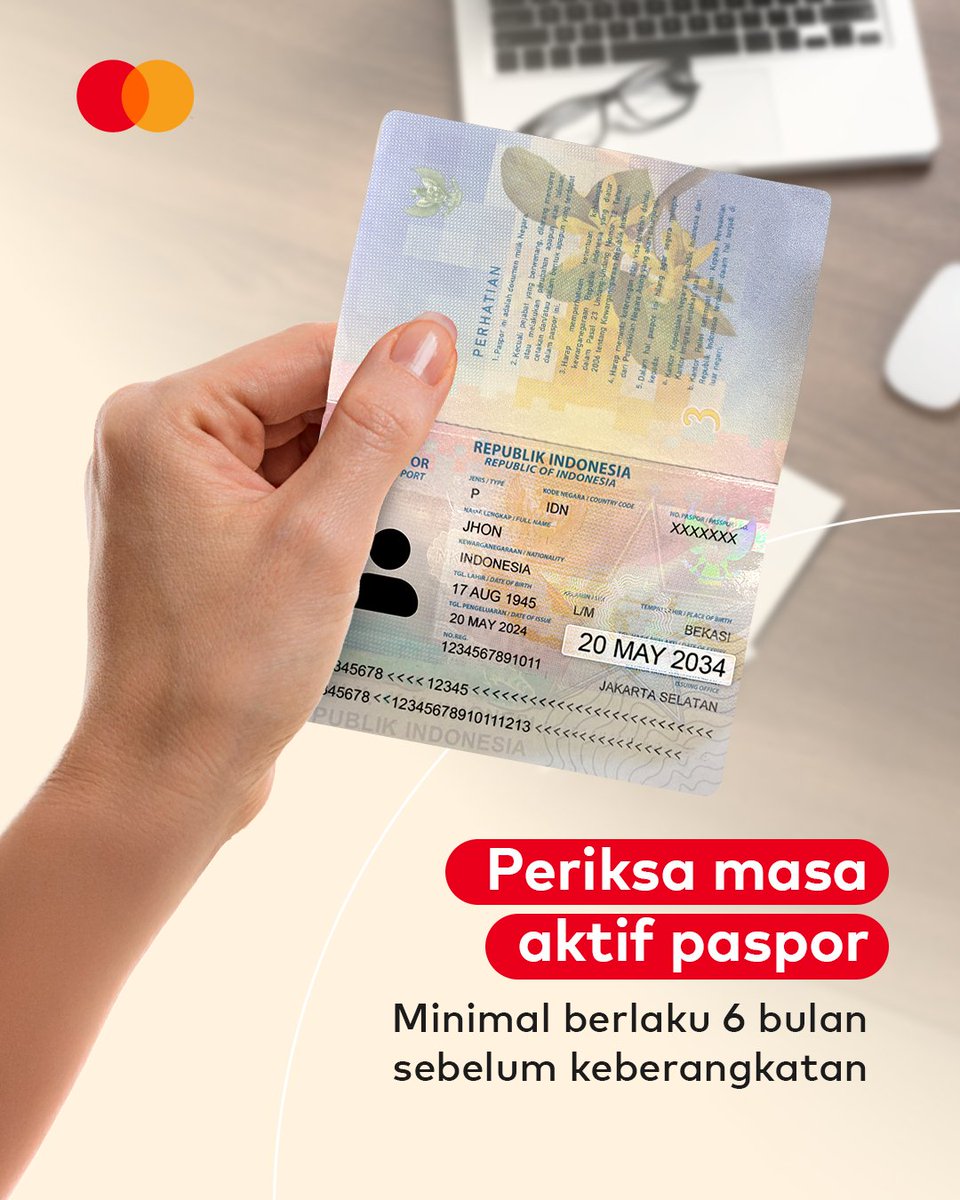 MastercardID's tweet photo. Untuk transaksi selama perjalanan, percayakan pada Mastercard.  

Satu kartu untuk berbagai kebutuhan traveling, mulai dari shopping, dining, hingga transportasi lokal. https://t.co/590RxXHCDl