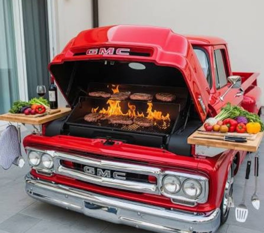 So...

If our new Japanese family loves trucks and barbeque...

Has anybody told them we combine the two sometimes?

(Feel free to repost, quote, or steal the image it isnt mine. The important thing is our new friends getting to find out about the mystical carbeque)