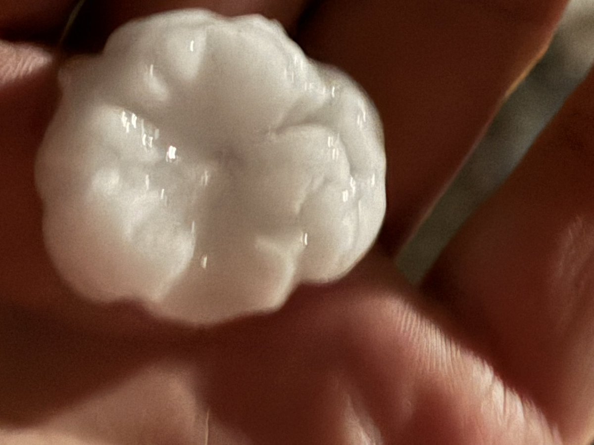 anthony_tcb's tweet photo. Hail in Chicago tonight. Crazy. https://t.co/b09TTbpOhw