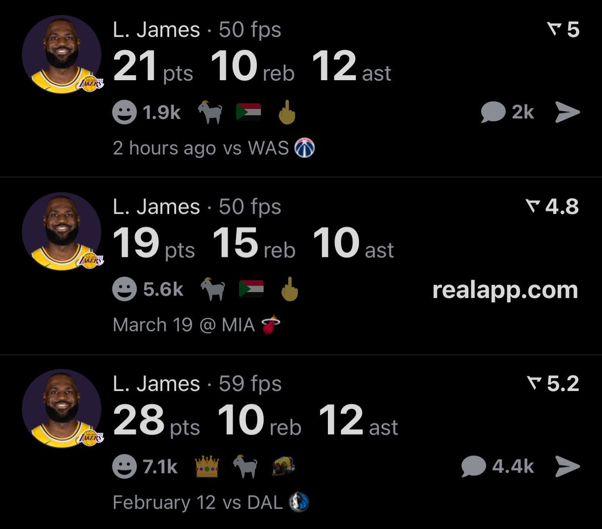 Real App tweet media