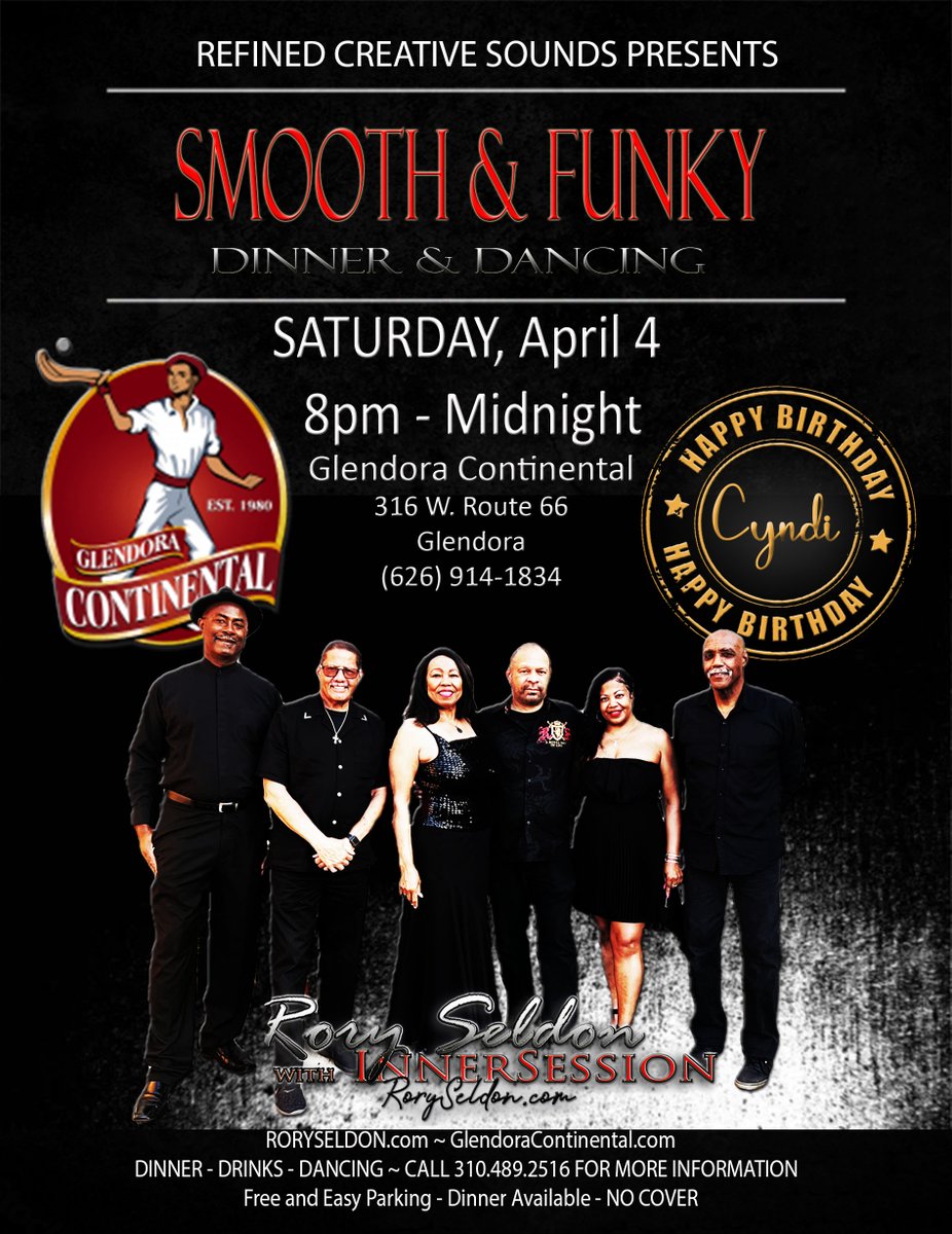 RorySeldon's tweet photo. Let's Rock Glendora on a Saturday Night! - https://t.co/VpxUaeSZOp https://t.co/rsM5Dfg4ax