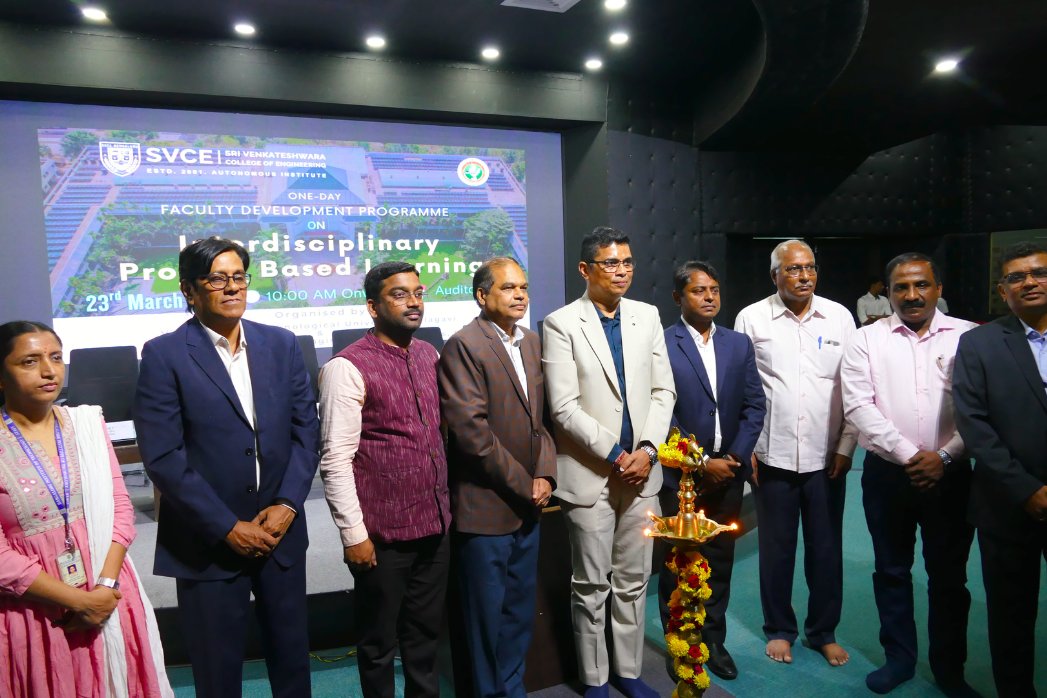 SVCE Autonomous, Bengaluru with VTU successfully organized FDP "Interdisciplinary Project Based Learning" on 23-03-2026 at SVCE.
Chief Guest Dr. Sanjaya H A, Dean, VTU, Regional Director VTU-ROB, VTU EC and faculty attended the program.
#SVCEBengaluru #VTU #FDP #Interdisciplinary