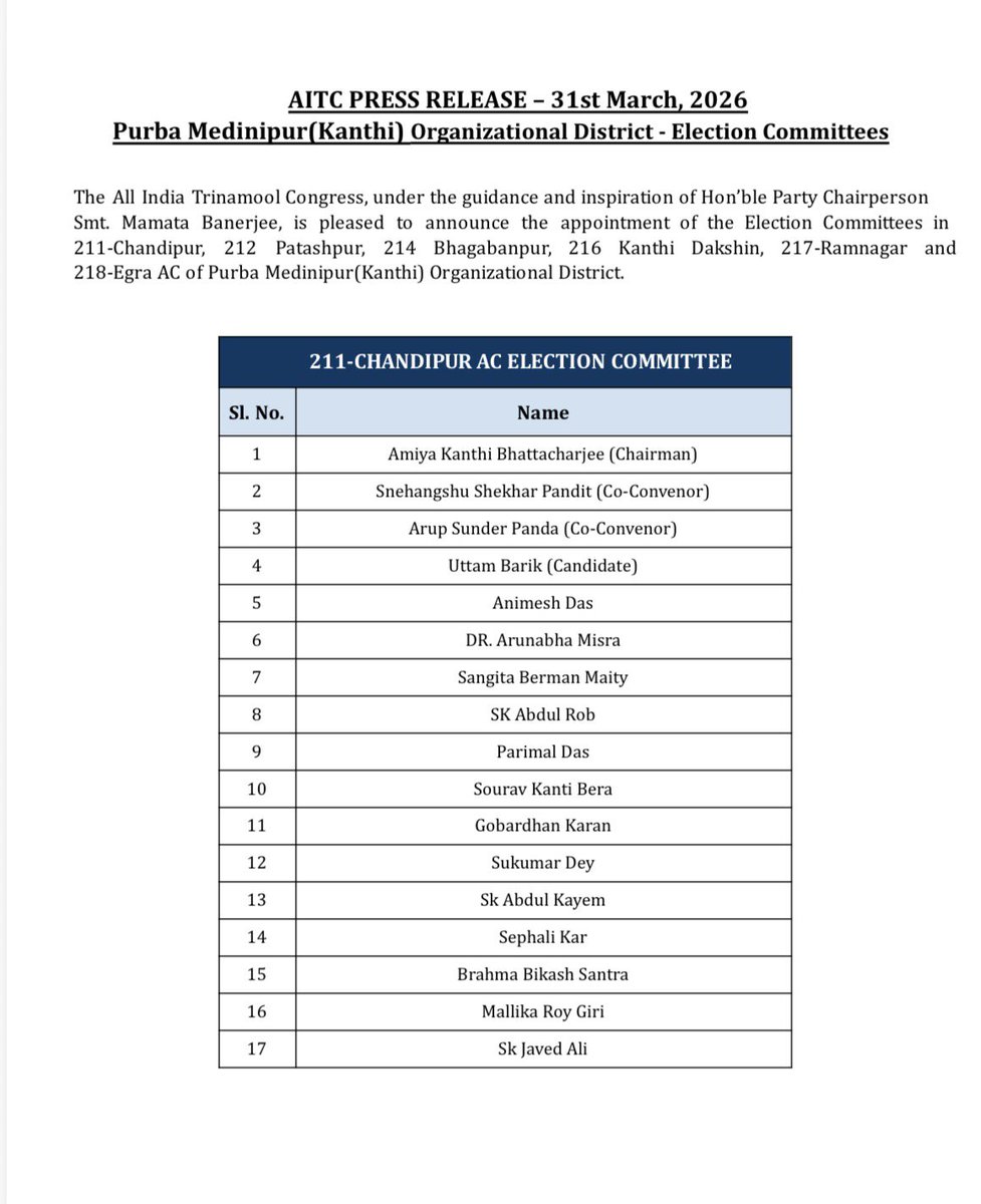 All India Trinamool Congress tweet media