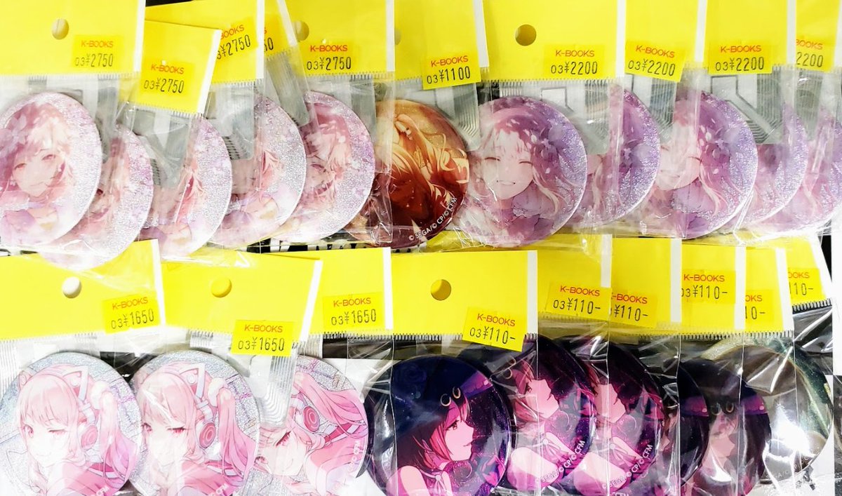 入荷情報】 ＃プロセカ ＃プロジェクトセカイ グリッター缶バッジ Vol