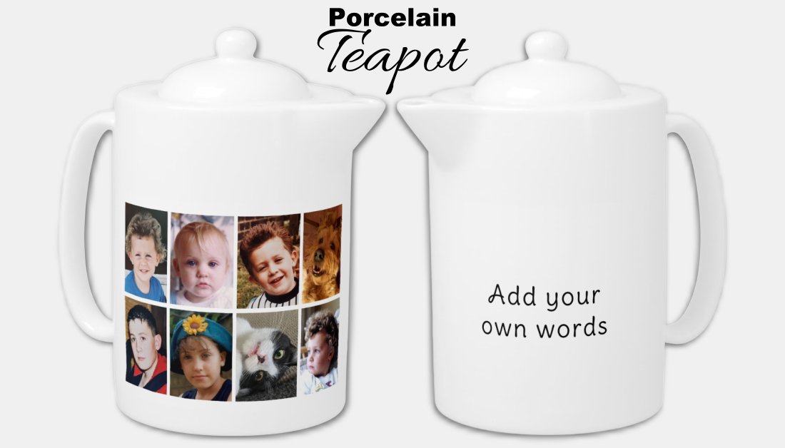 LynnroseDesign's tweet image. zazzle.com/8_photo_add_te…
#teapot #giftidea #shopsmall #zazzle