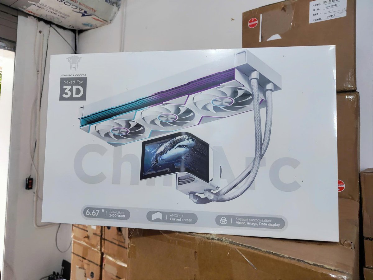 vantinbmt's tweet photo. ❄️ Tản Nhiệt Nước All In One Jungle Leopard Chill Arc – Màn Hình Cong 
+ Mặt LCD cong mỏng, sang trọng như tryx panorama
+ Thiết kế cải tiến, hiệu suất cao, tản nhiệt siêu mát cho dàn máy của bạn
📍 Tấn Phát AD – 02/13 Y Wang, BMT
https://t.co/Z3zx7eqqKh https://t.co/db30BoJ1LG